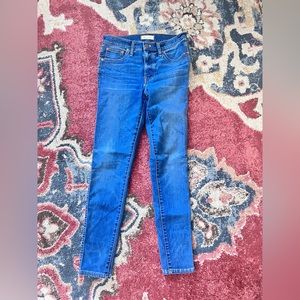 Madewell 9” high rise skinny size 28